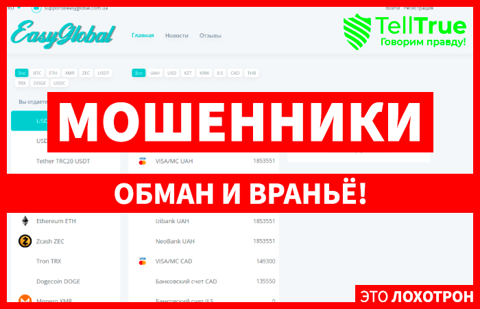 Easyglobal (easyglobal.com.ua): обзор и отзывы