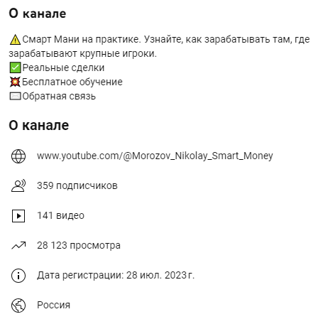 Морозов Николай Смарт Мани Отзывы о трейдере