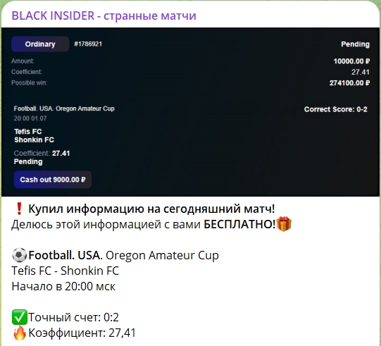 Александр AlexMBosss. Отзывы о канале BLACK INSIDER - странные матчи в телеграме